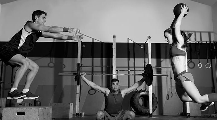 Plyometrics Workout Cluster Set Action Point