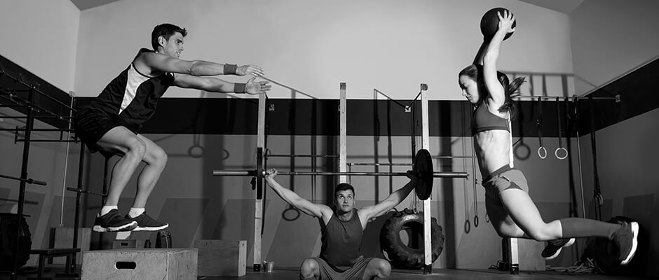 Plyometrics Workout Cluster Set Action Point