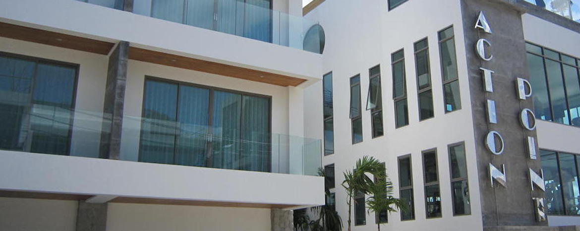 Action Point Parking Entrance