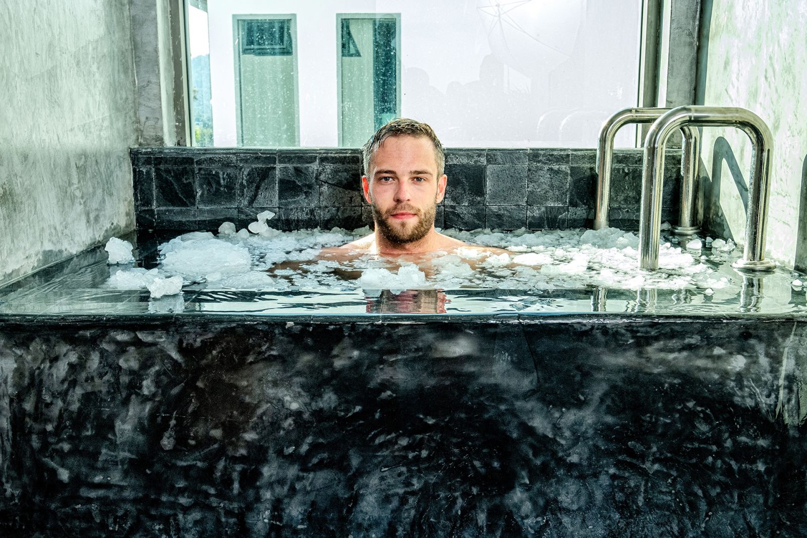 Ice Bath at Action Point Wellbeing Retreat